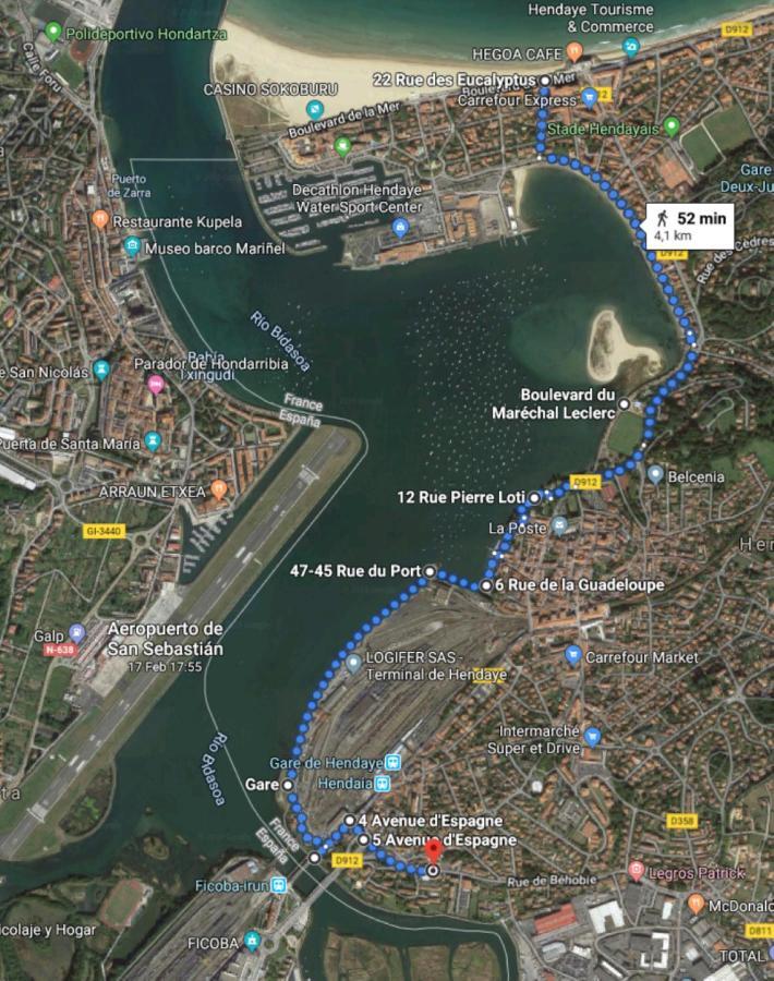 Port Bidassoa - T2 Coquet, Parking, Lit Xxl, Wifi, Pres De La Gare Hendaye Exterior foto